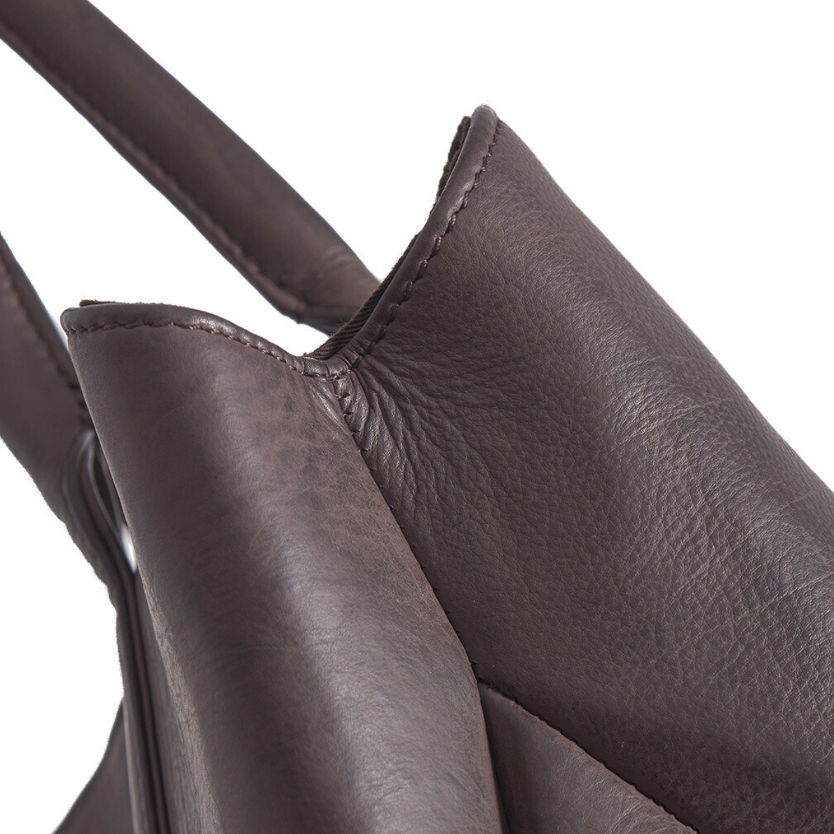 Werkstas / shopper Brown – Soft leather