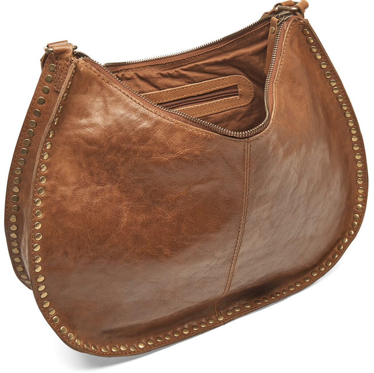 Schoudertas Celia Cognac