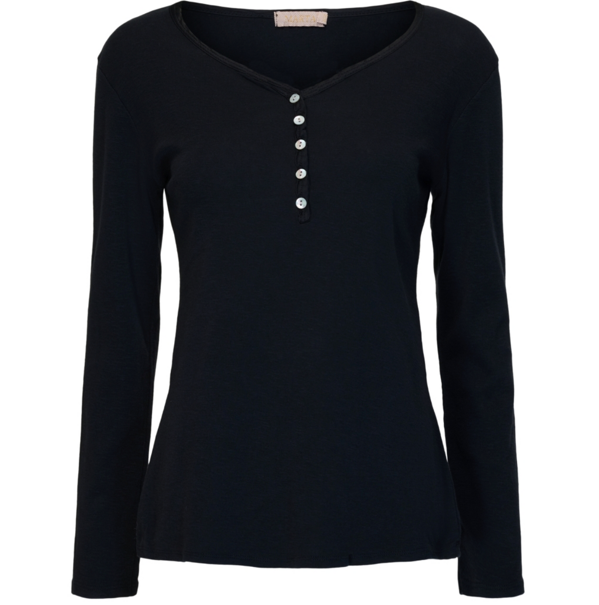 Basisblouse met knopen – ´Black