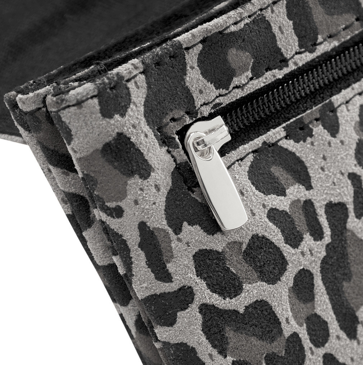 Portemonnee Aura Leopard Grey