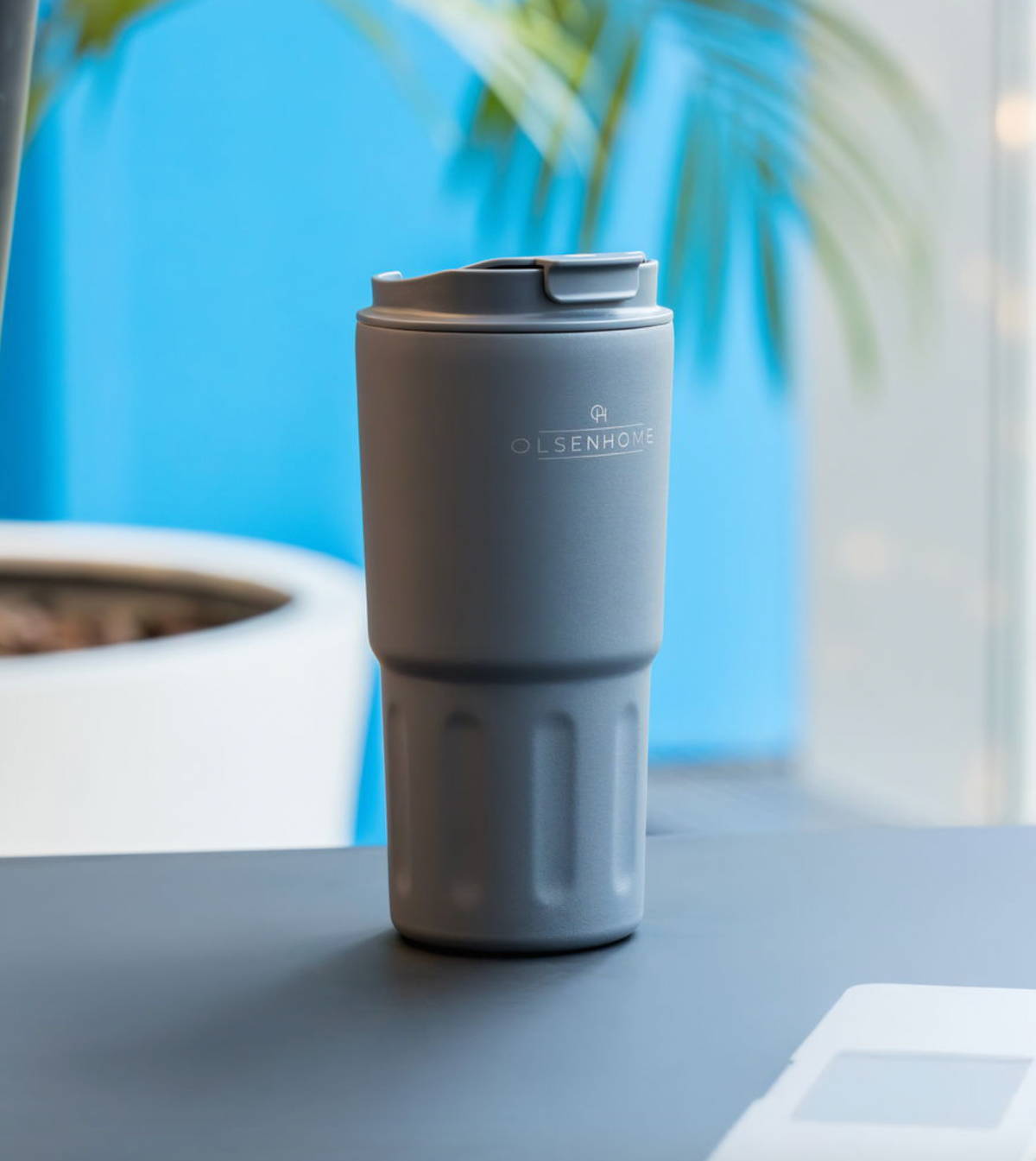Thermokop Grijs - 600 ml.