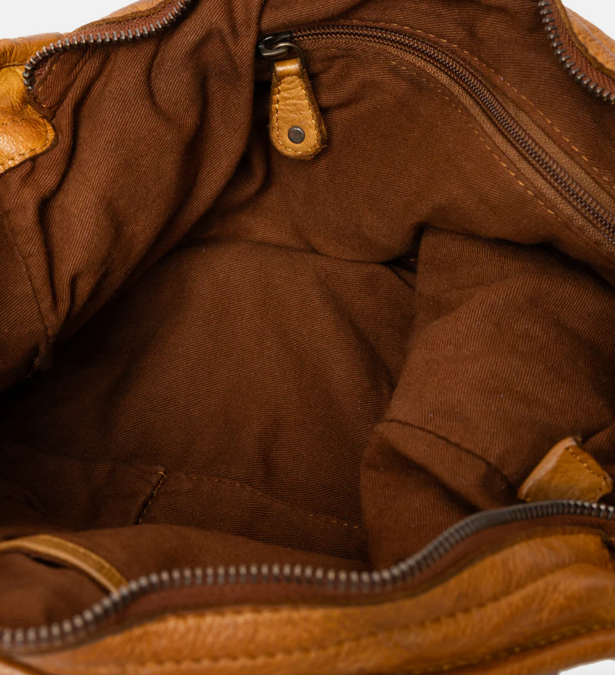Crossover JOMA vlechtwerk en studs - Cognac
