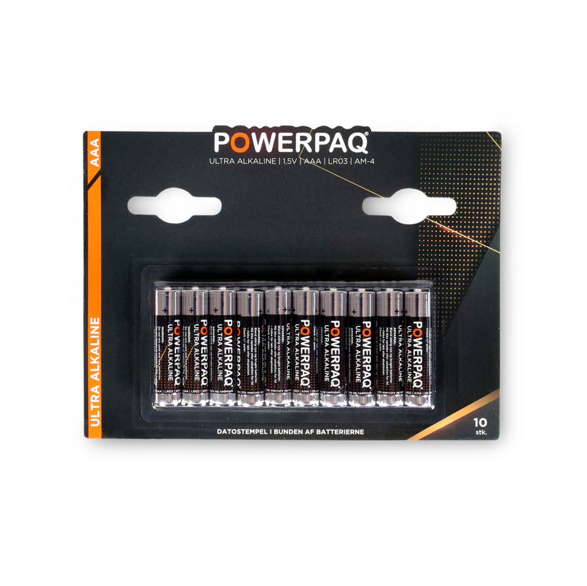 Batterijen Powerpaq - AAA-pak van 10 stuks