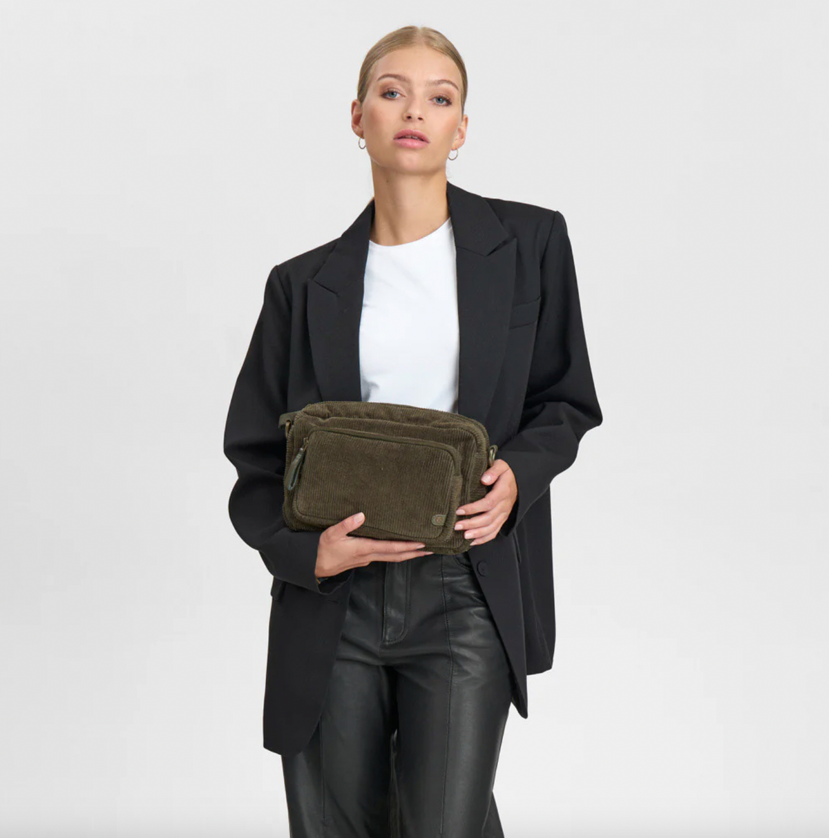 Crossbody Army fluweel