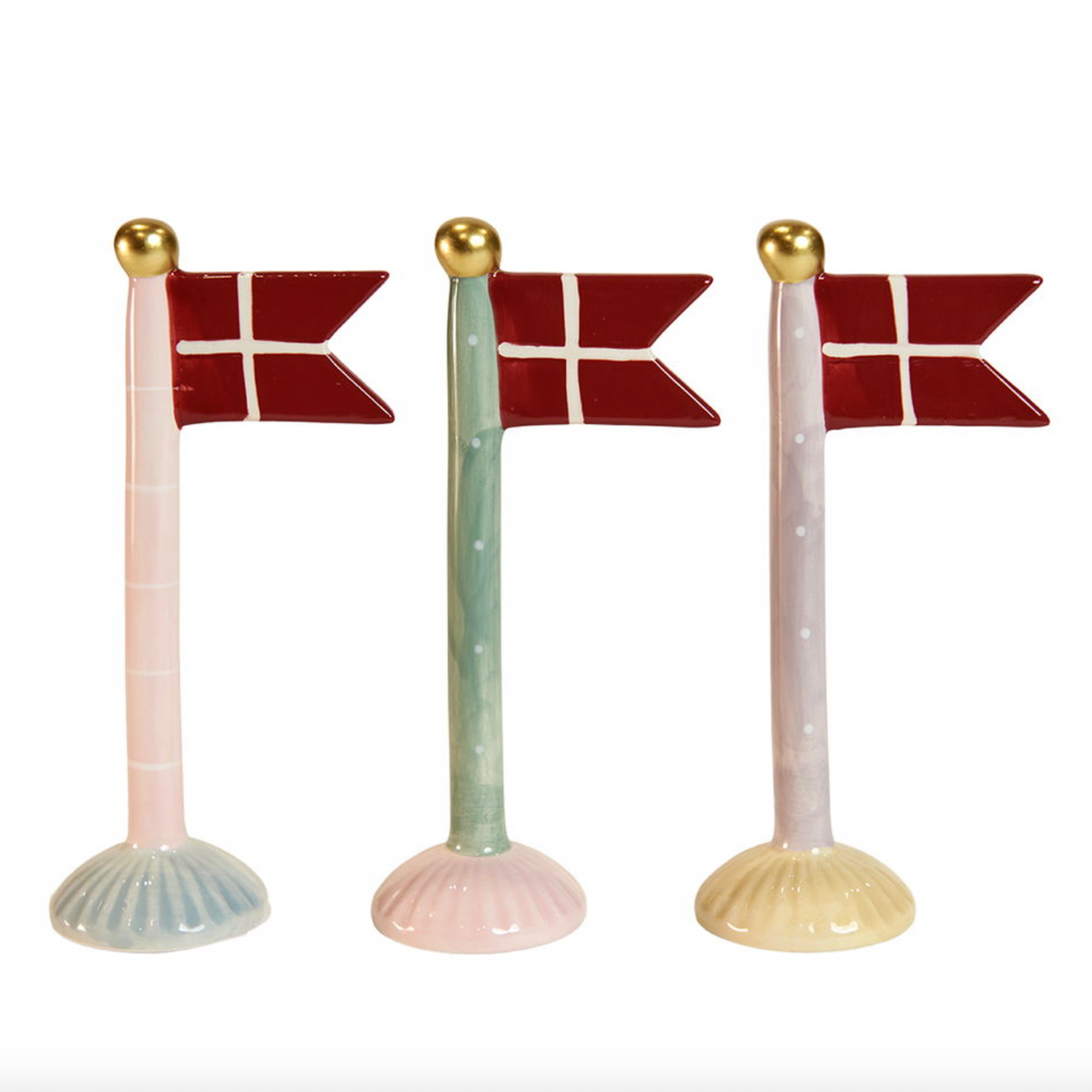 Vlag keramiek - Mix H 19cm