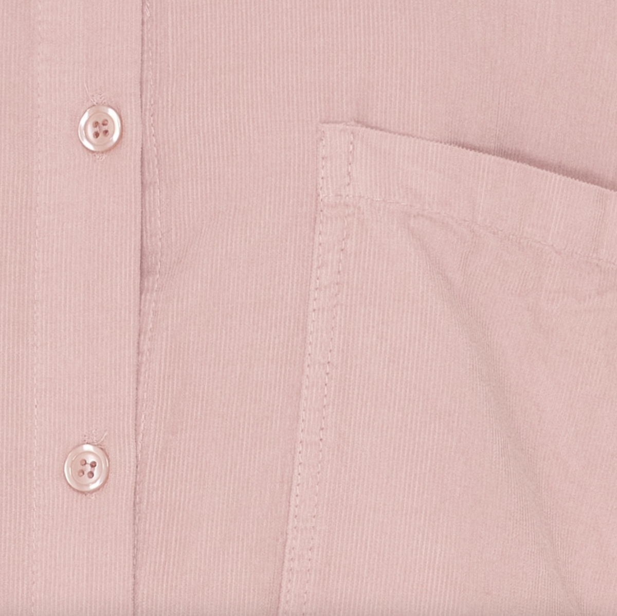 Shirt babycord - Rose