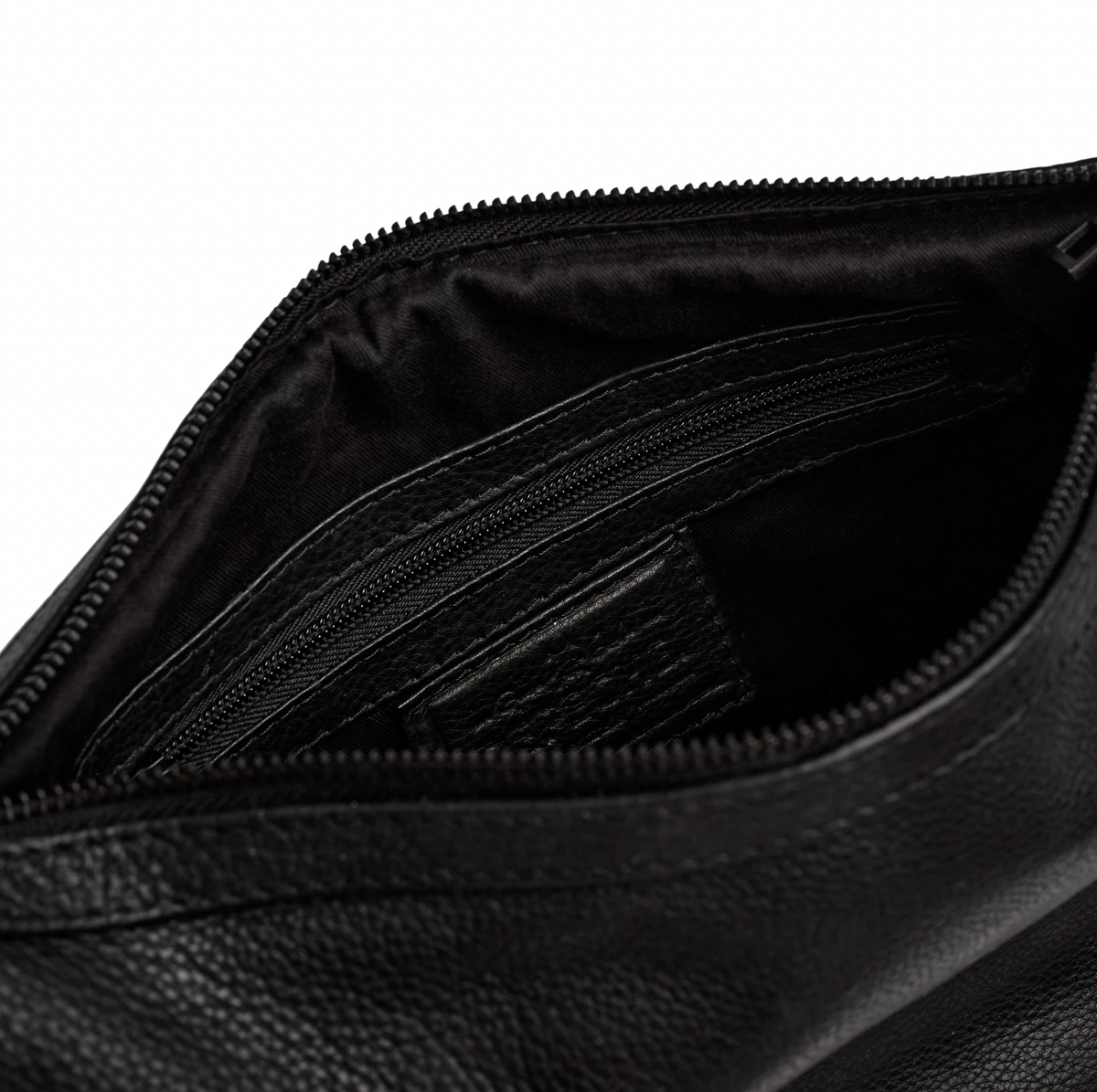 Handtas met mooie gevlochten band - Black