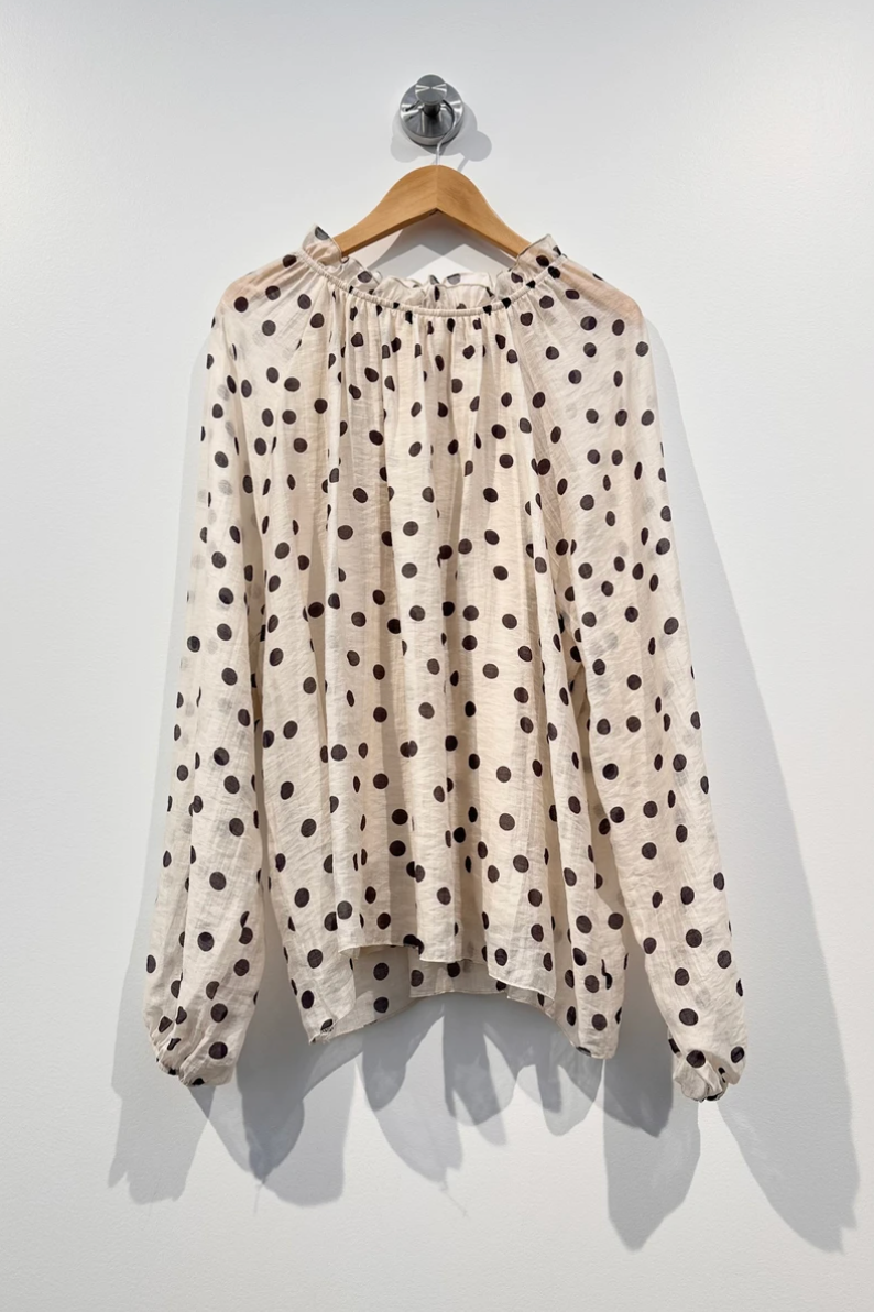 Blouse DOTS - beige