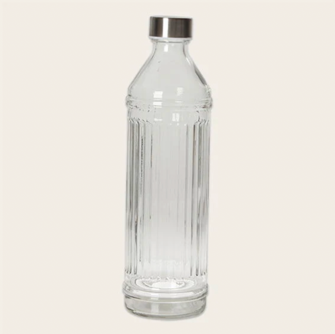 Waterfles met metalen deksel - 1000 ml.