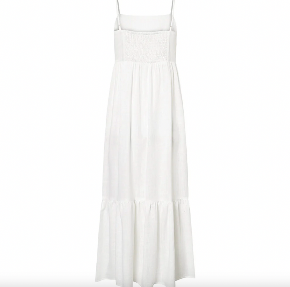 Jurk Tara depeche - White