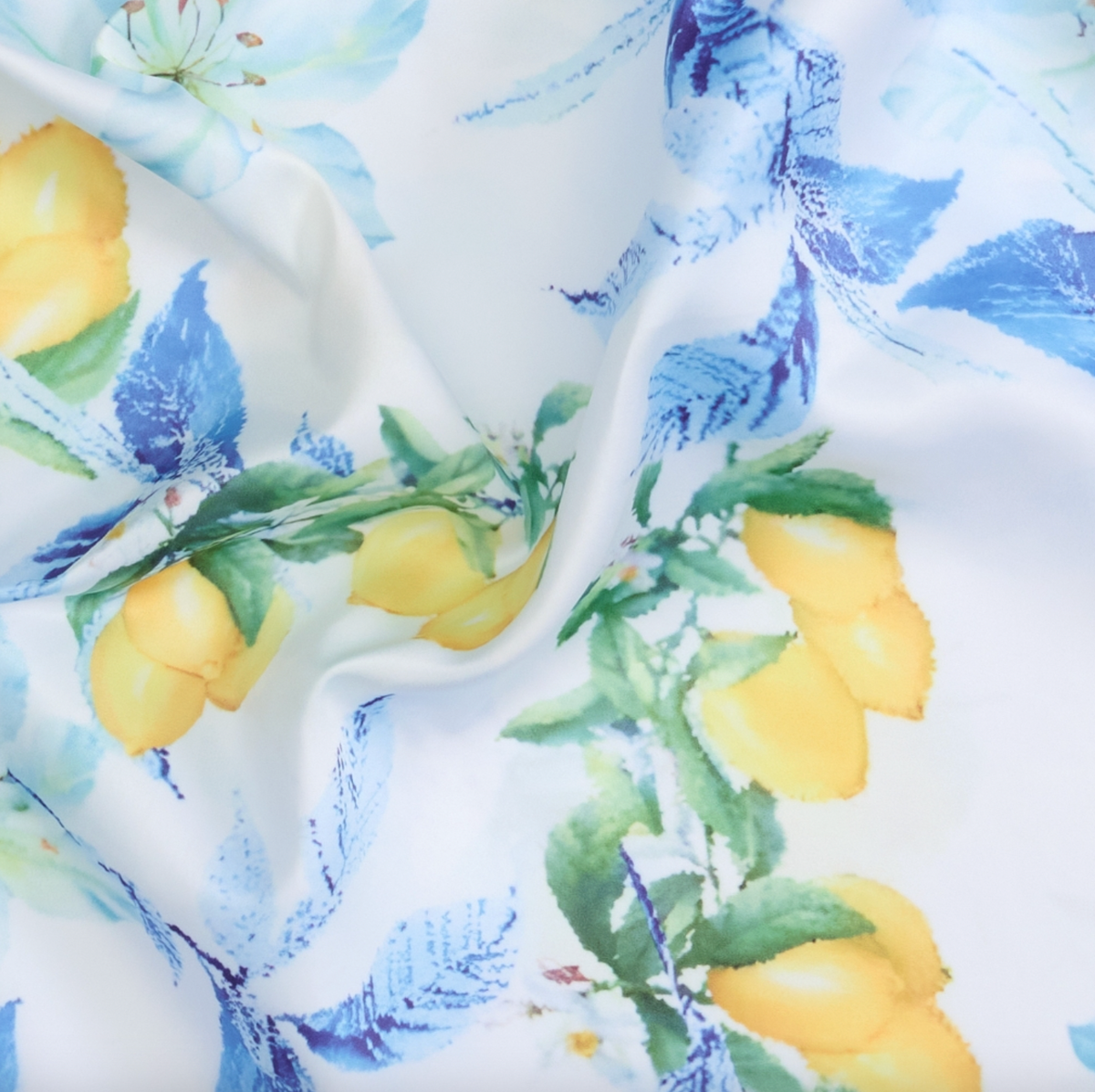 Sjaal blue / yellow