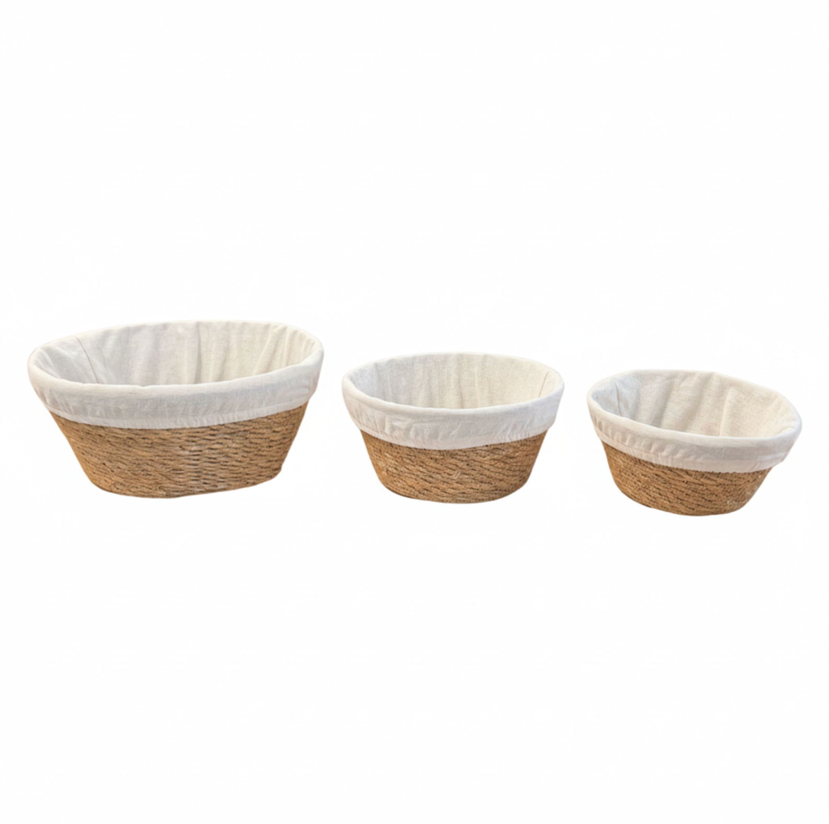 Brood- en opbergmanden - set van 3 stuks