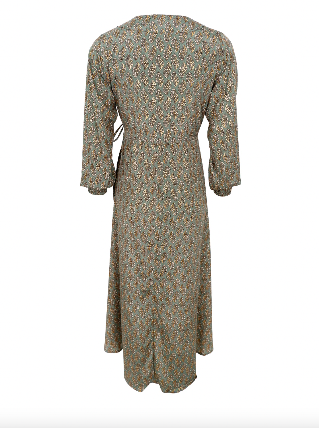 Jurk Luna wrap - Olive Mist