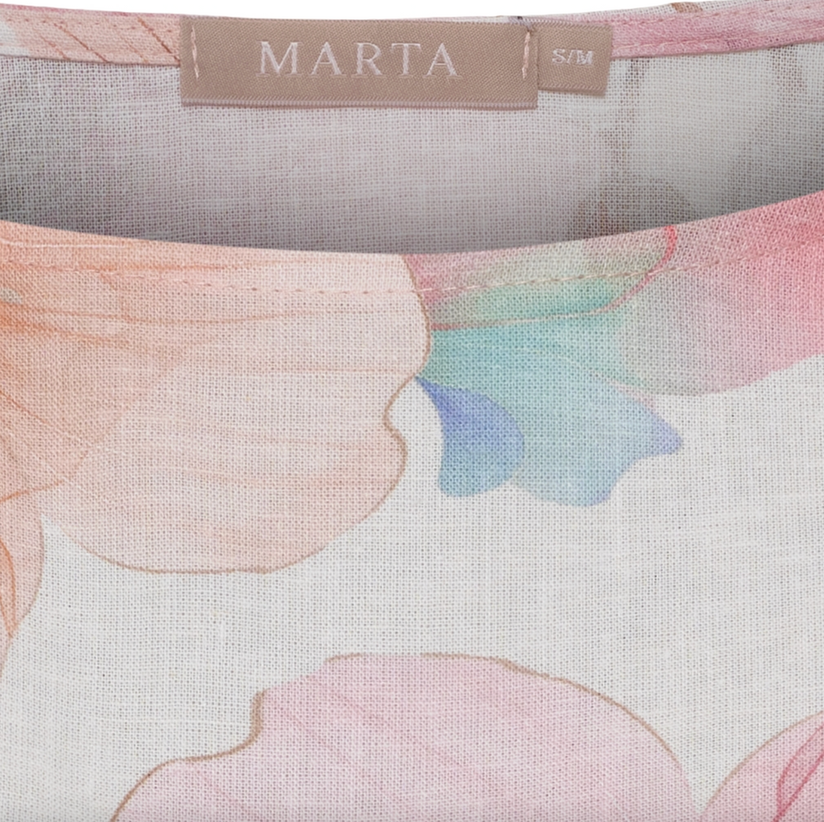 Blouse Mathea pink flower