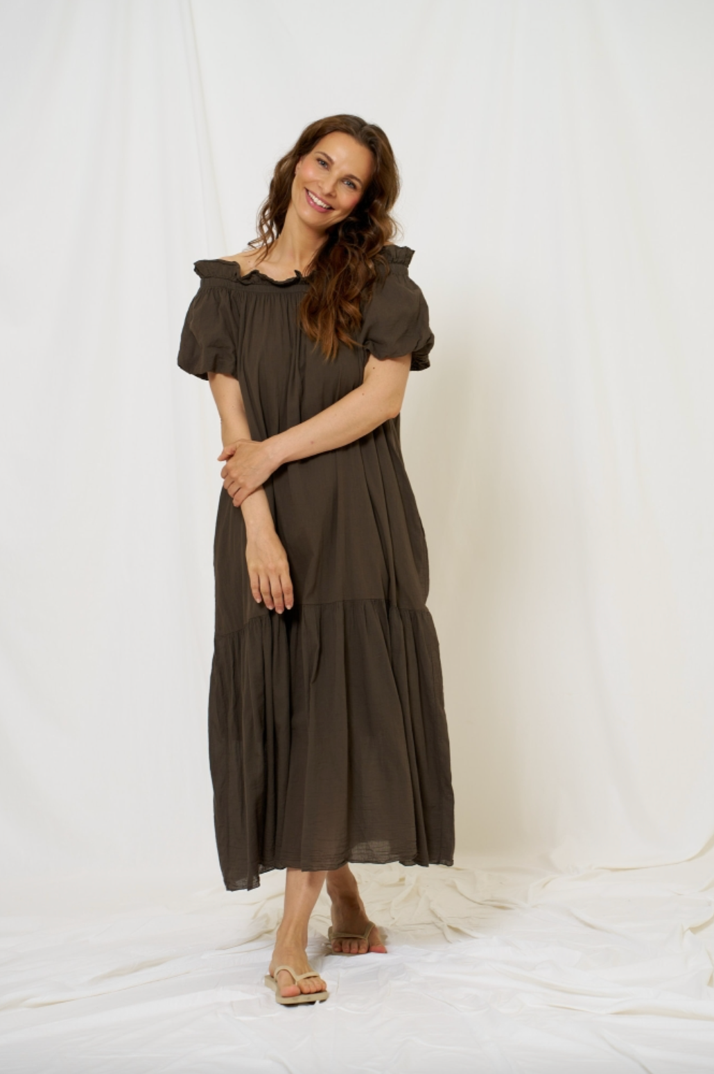 Jurk Zenith Moro brown