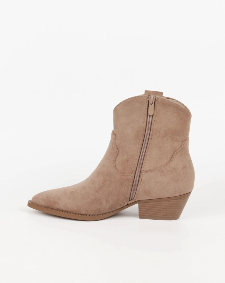 Enkellaars Hollie - Taupe