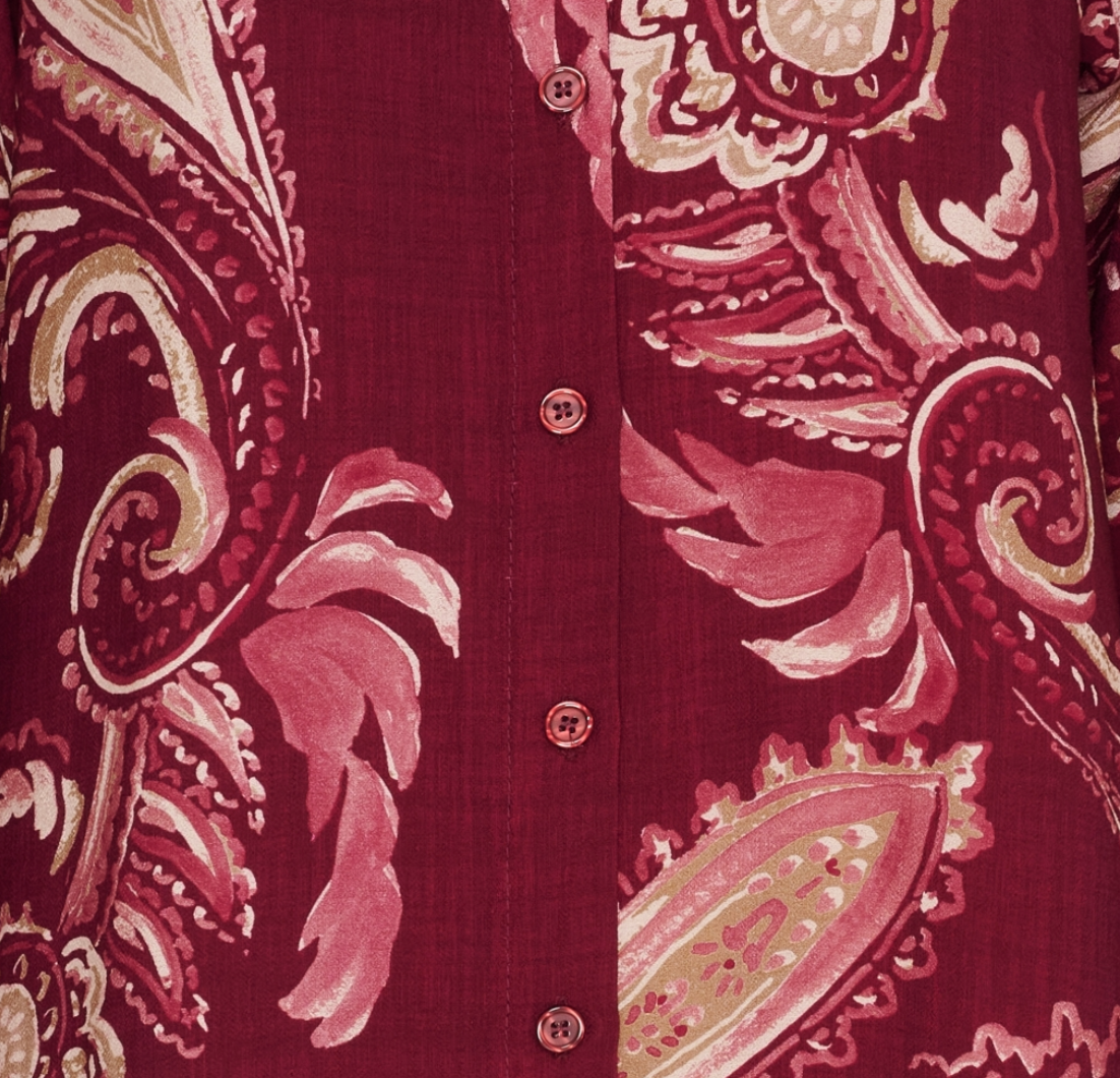 Jurk Moss Bordeaux
