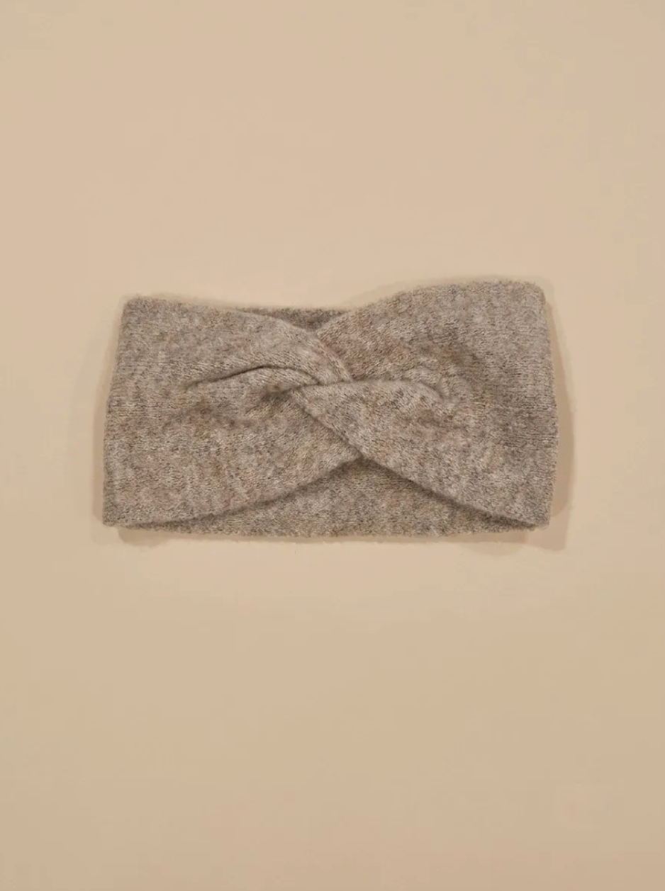 Haarband winter taupe