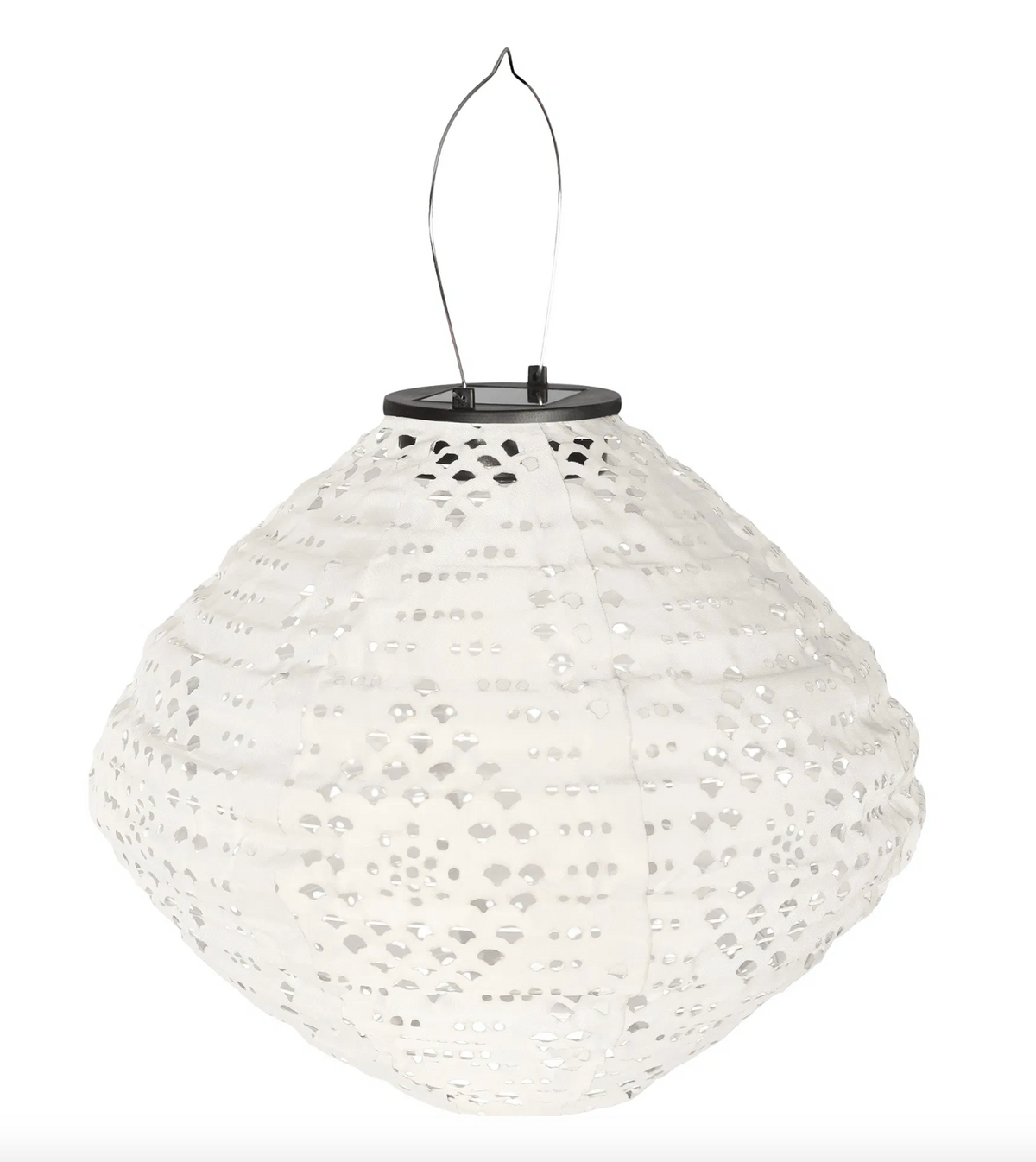 Lamp met zonnepanelen - White