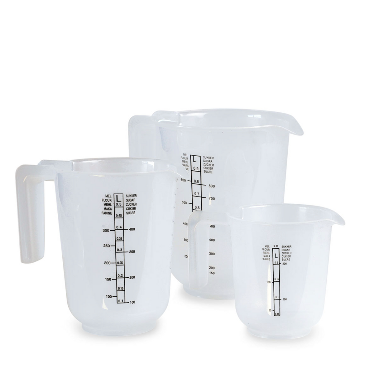 Maatbekers - Set van 3 stuks
