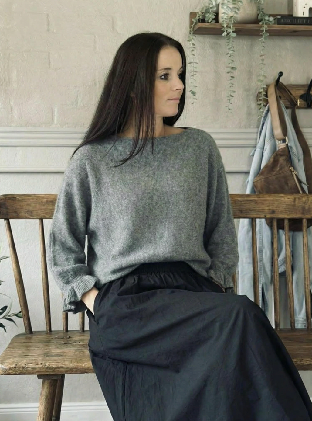 Trui Elder flower - Grey