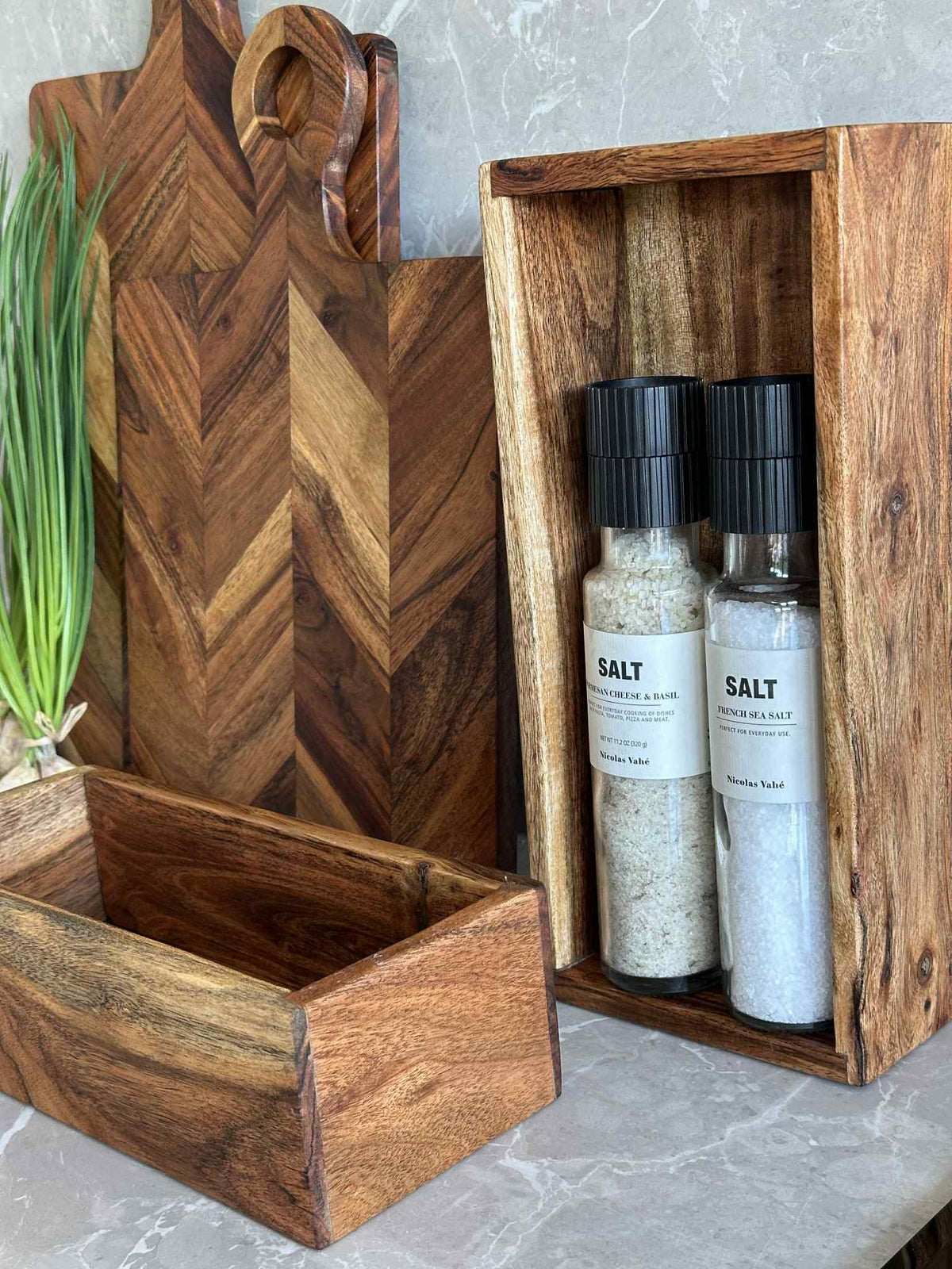 Kisten Acacia - Set van 2 stuks.