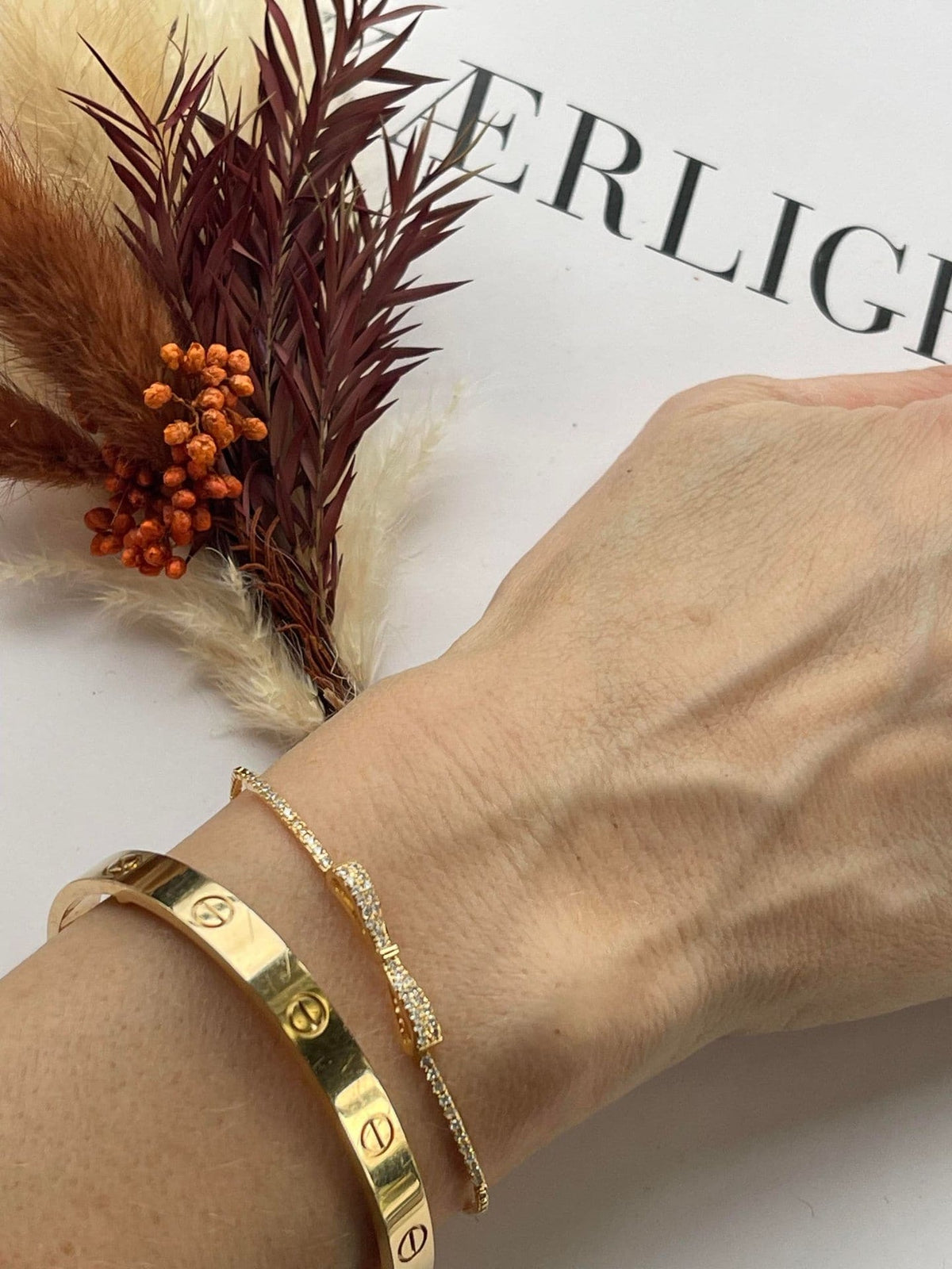 Armbånd Silje forgyldt - VIAMAJA.DK