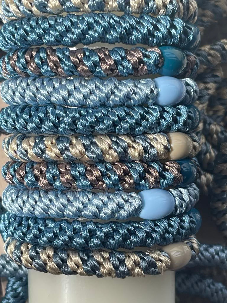 Haarelastiekjes Supreme Sky blue - 4 stuks
