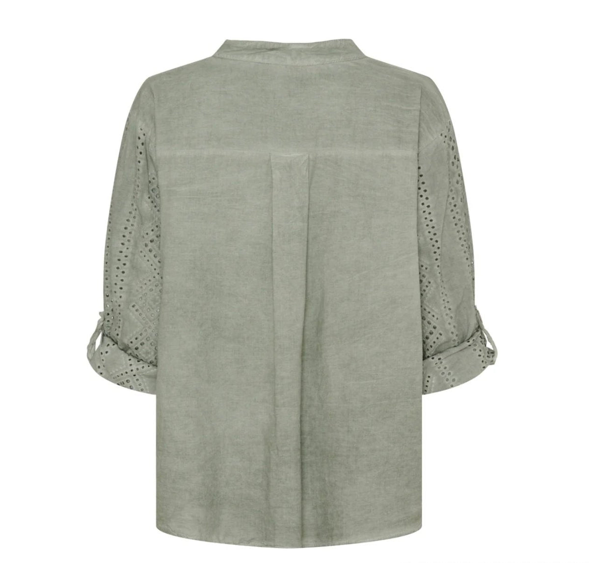 Bluse – Kaki Cold Wash - VIAMAJA.DK