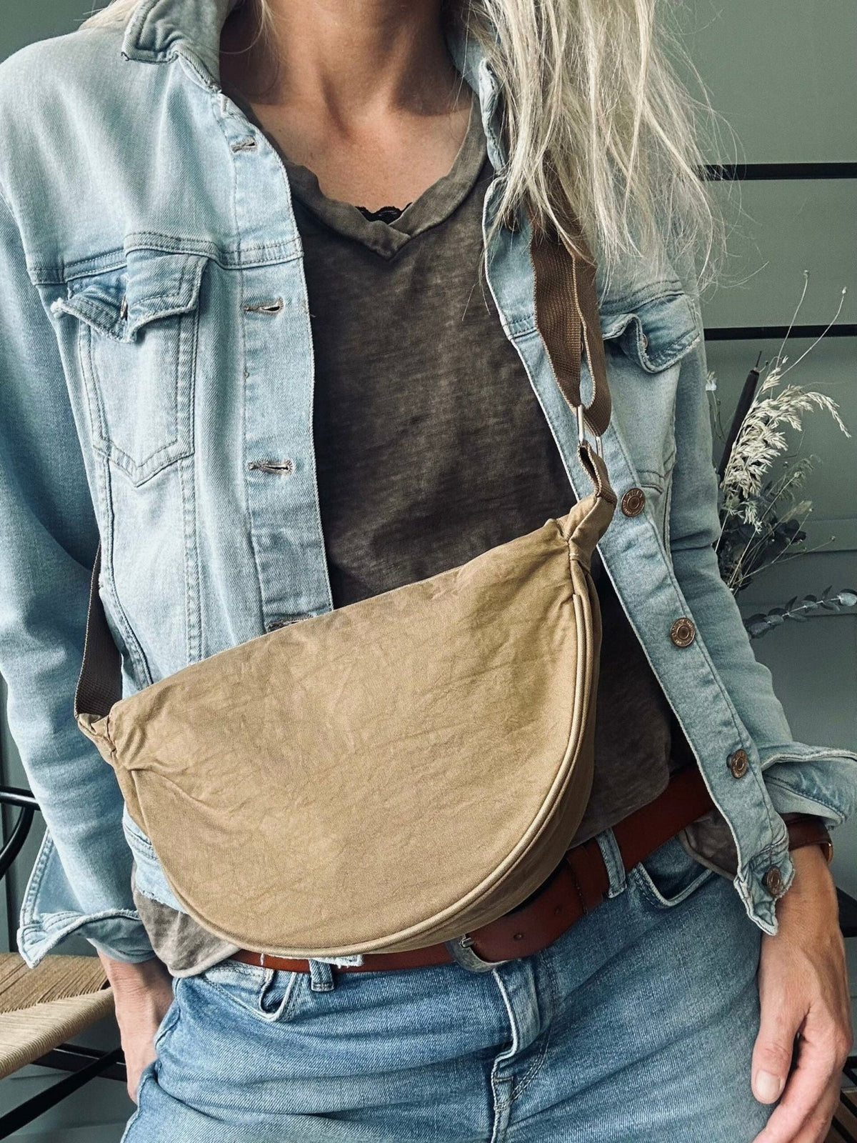 Bumbag nylon – Camel - VIAMAJA.DK