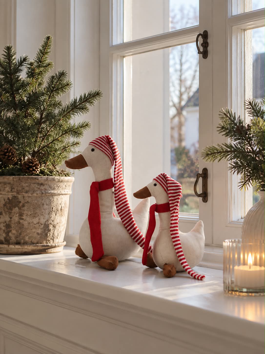 Kerst-eend met muts - Small