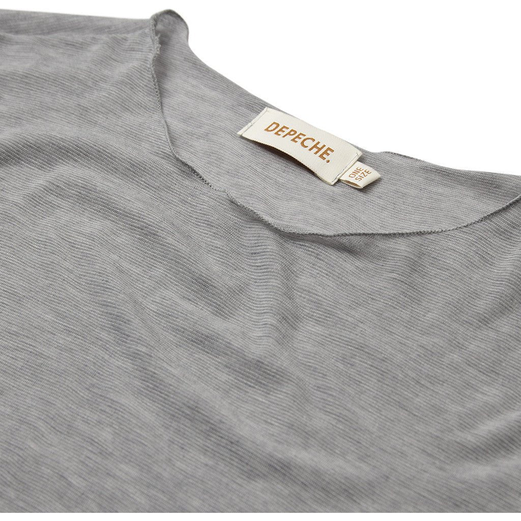 Blouse Drew Cashmere mix - Light Grey Melange