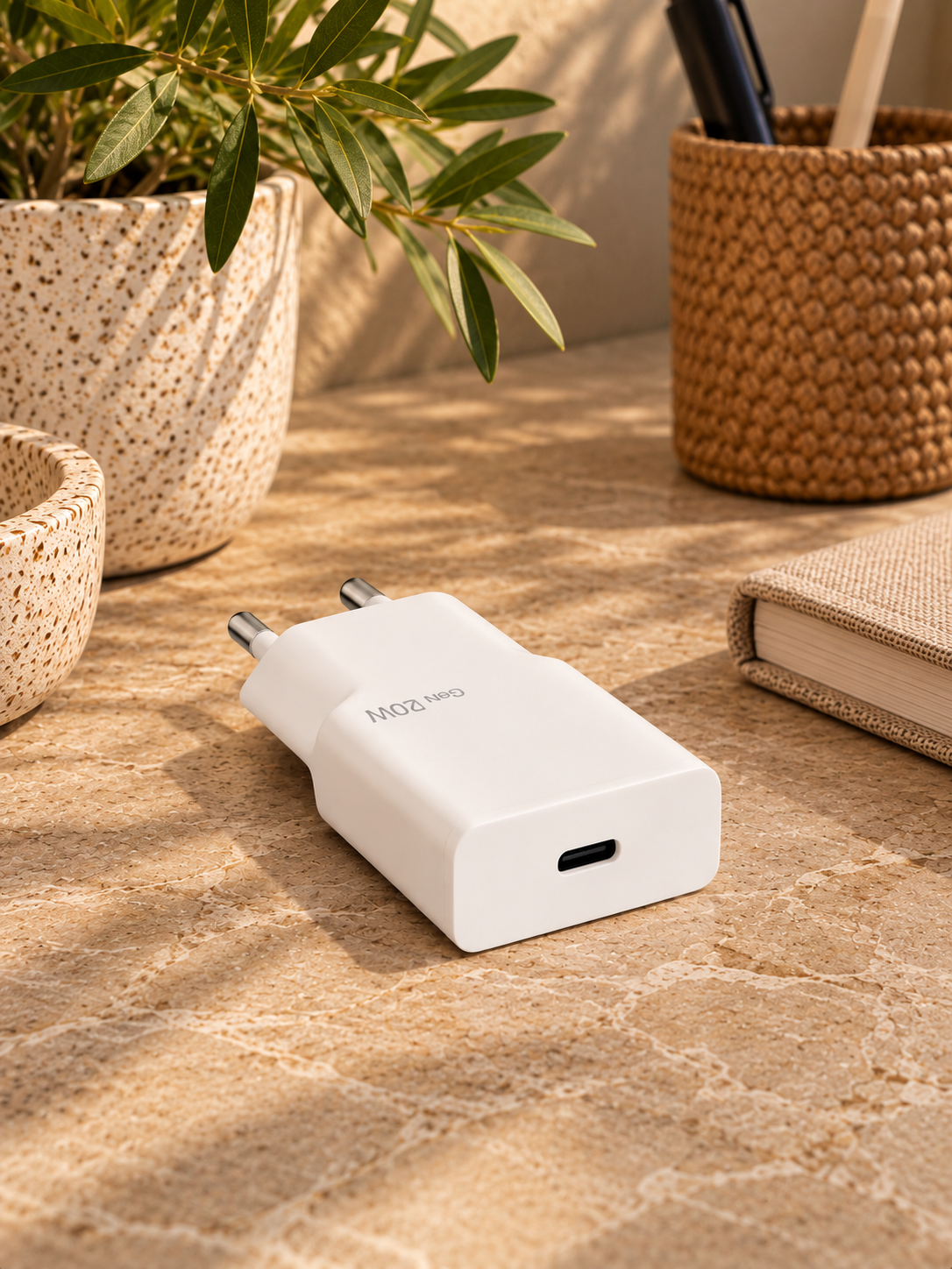 Super snel 20 W USB-C opladen – GaN oplader