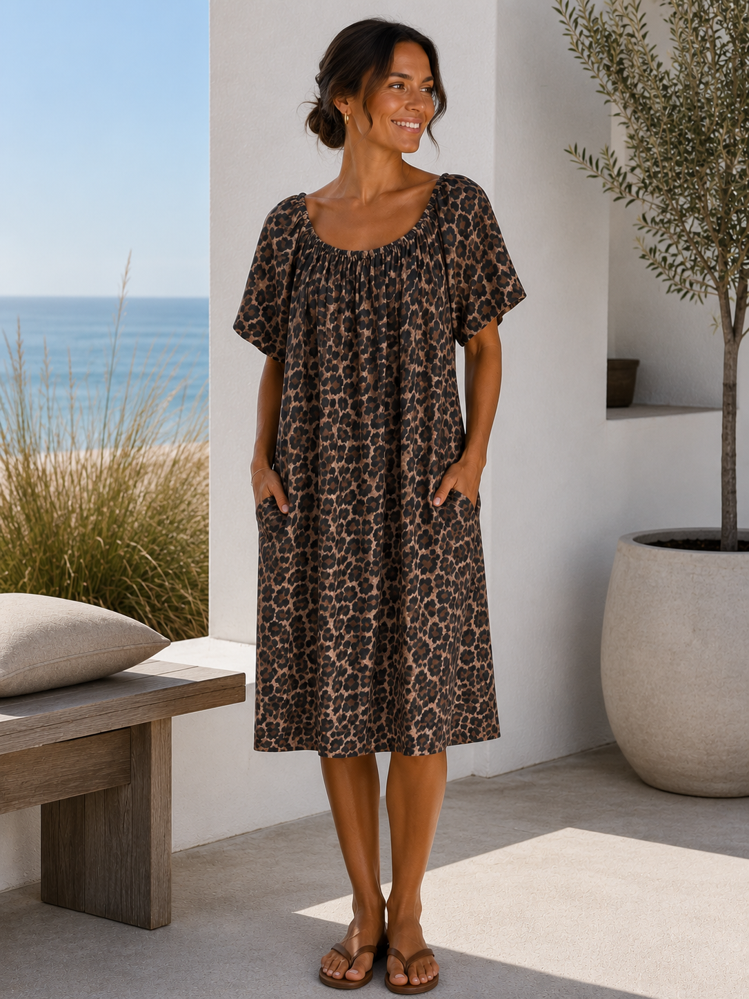 Jurk Sarai - Camello leo