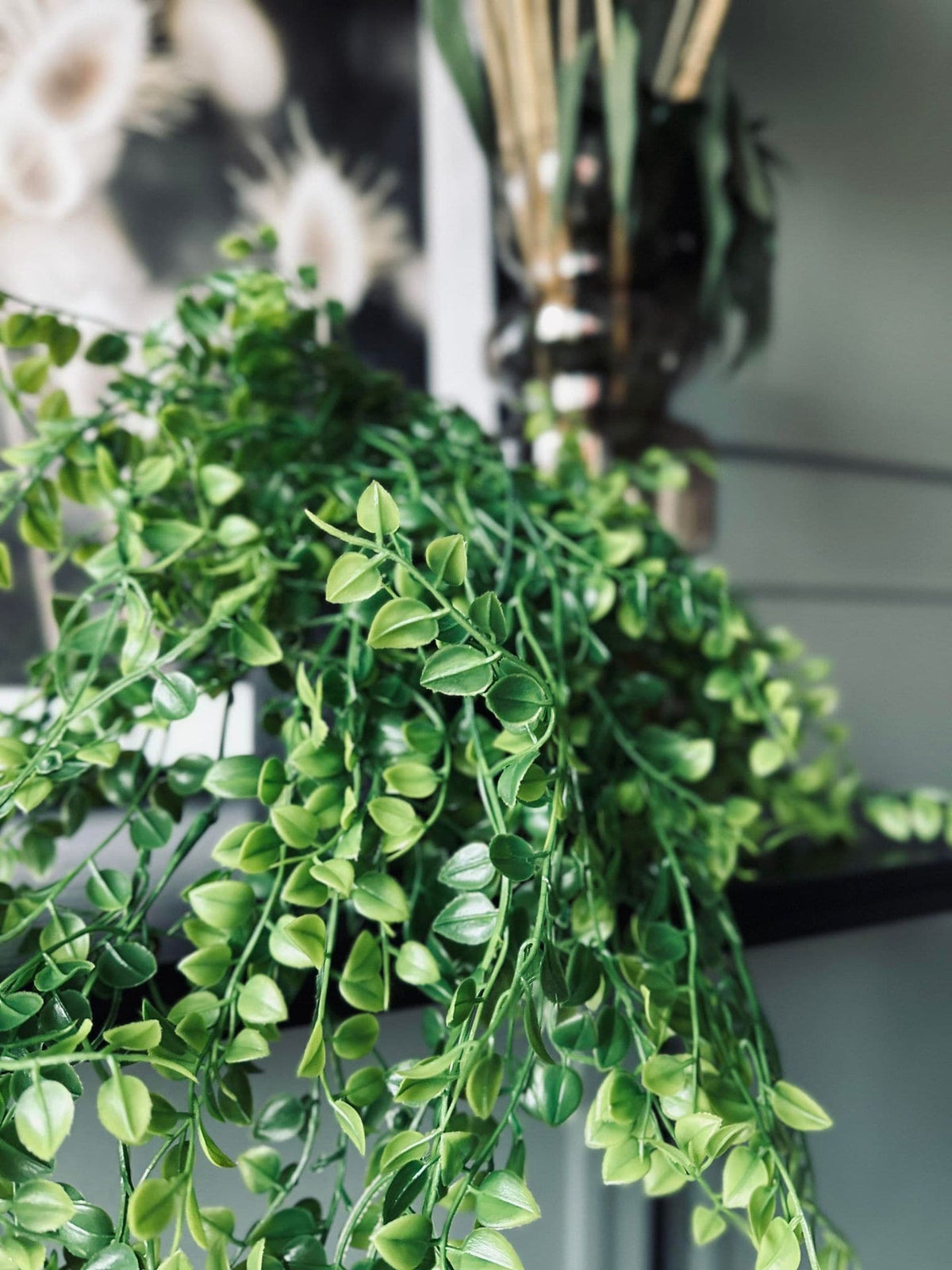 Decoratieve hangplant - Groen