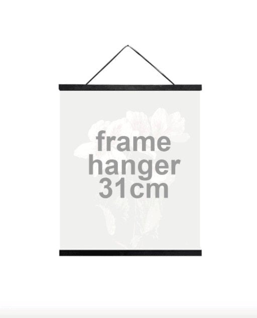 Plakat ophæng med lædersnor – 31cm - VIAMAJA.DK