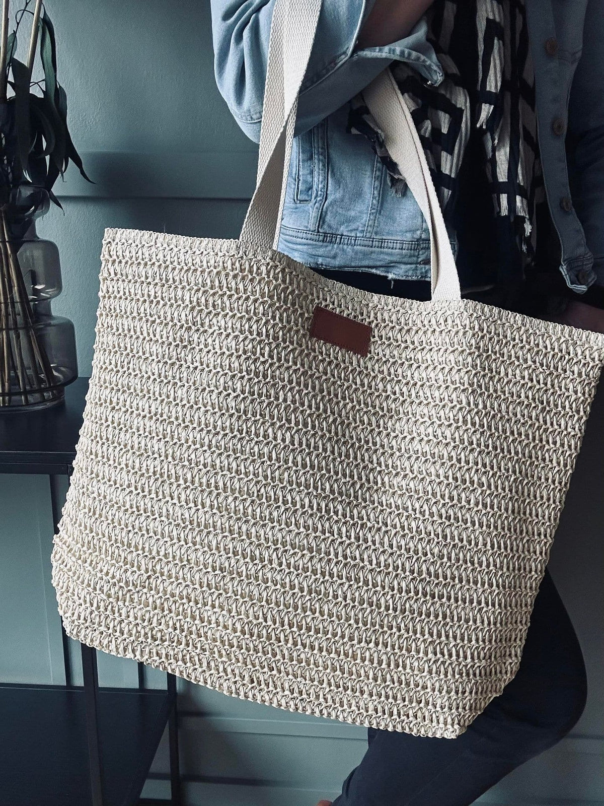 Shopper Larisa – Natur - VIAMAJA.DK