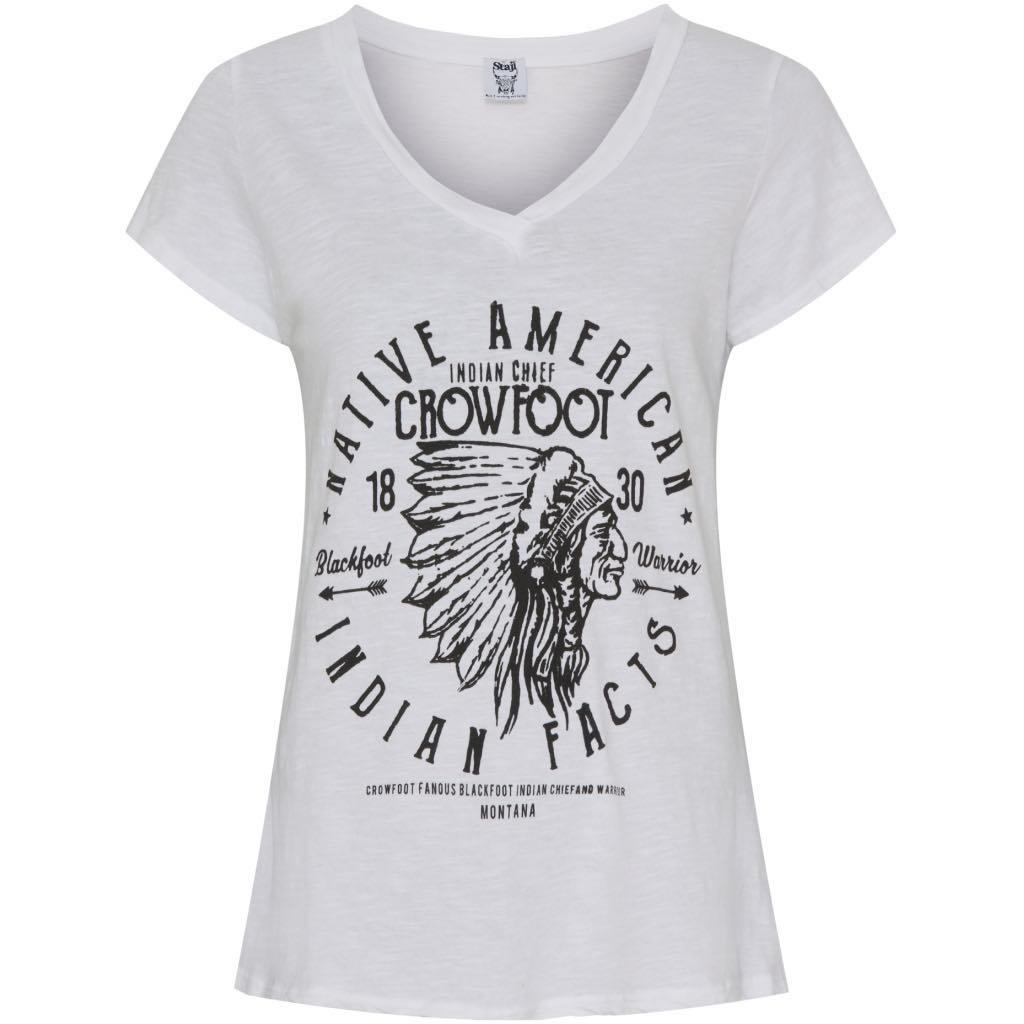 T - shirt Crawfoot – White - VIAMAJA.DK