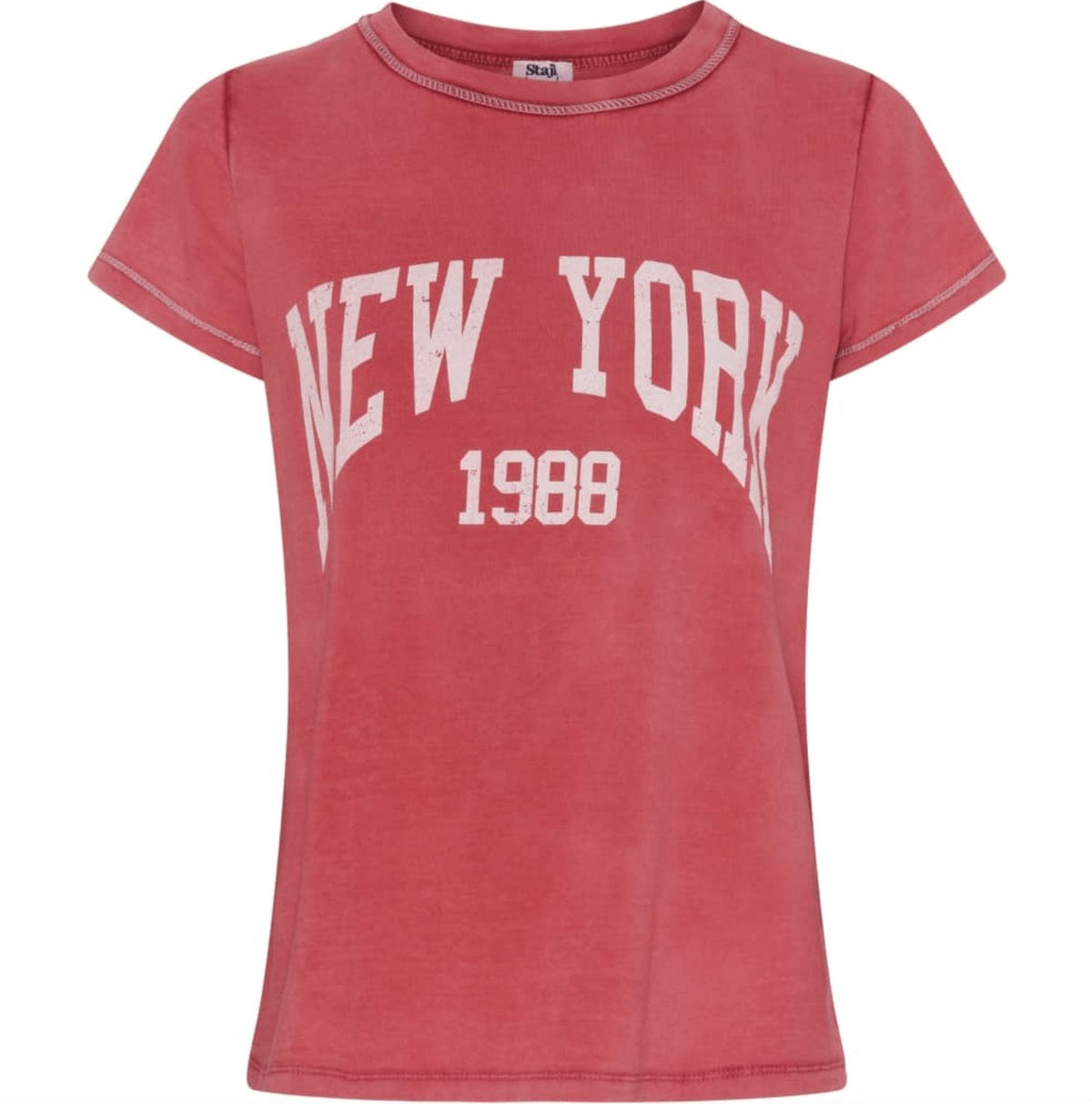 T - shirt NEW YORK Rød - VIAMAJA.DK