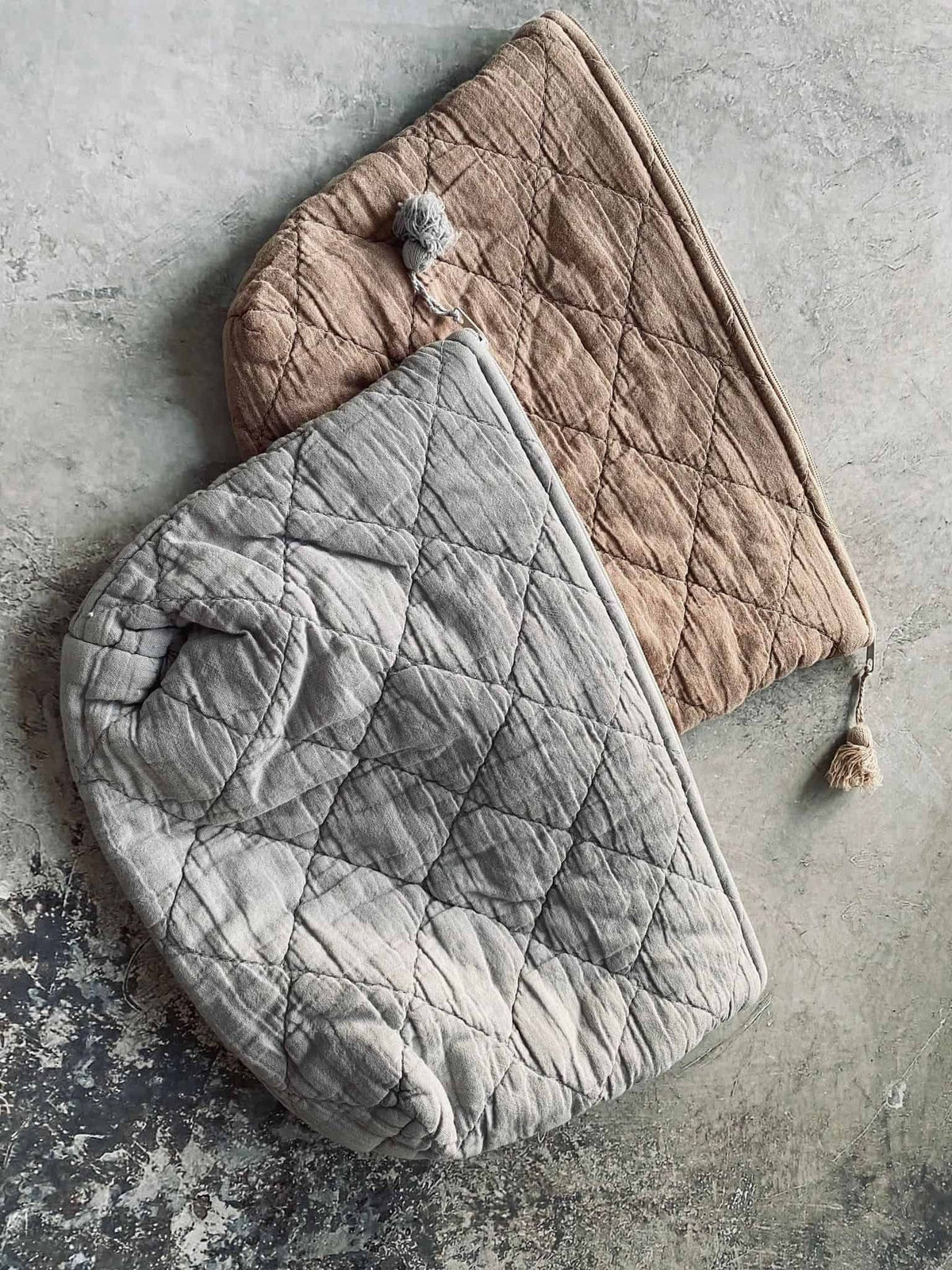Toilettaske Quilt burned rose - VIAMAJA.DK