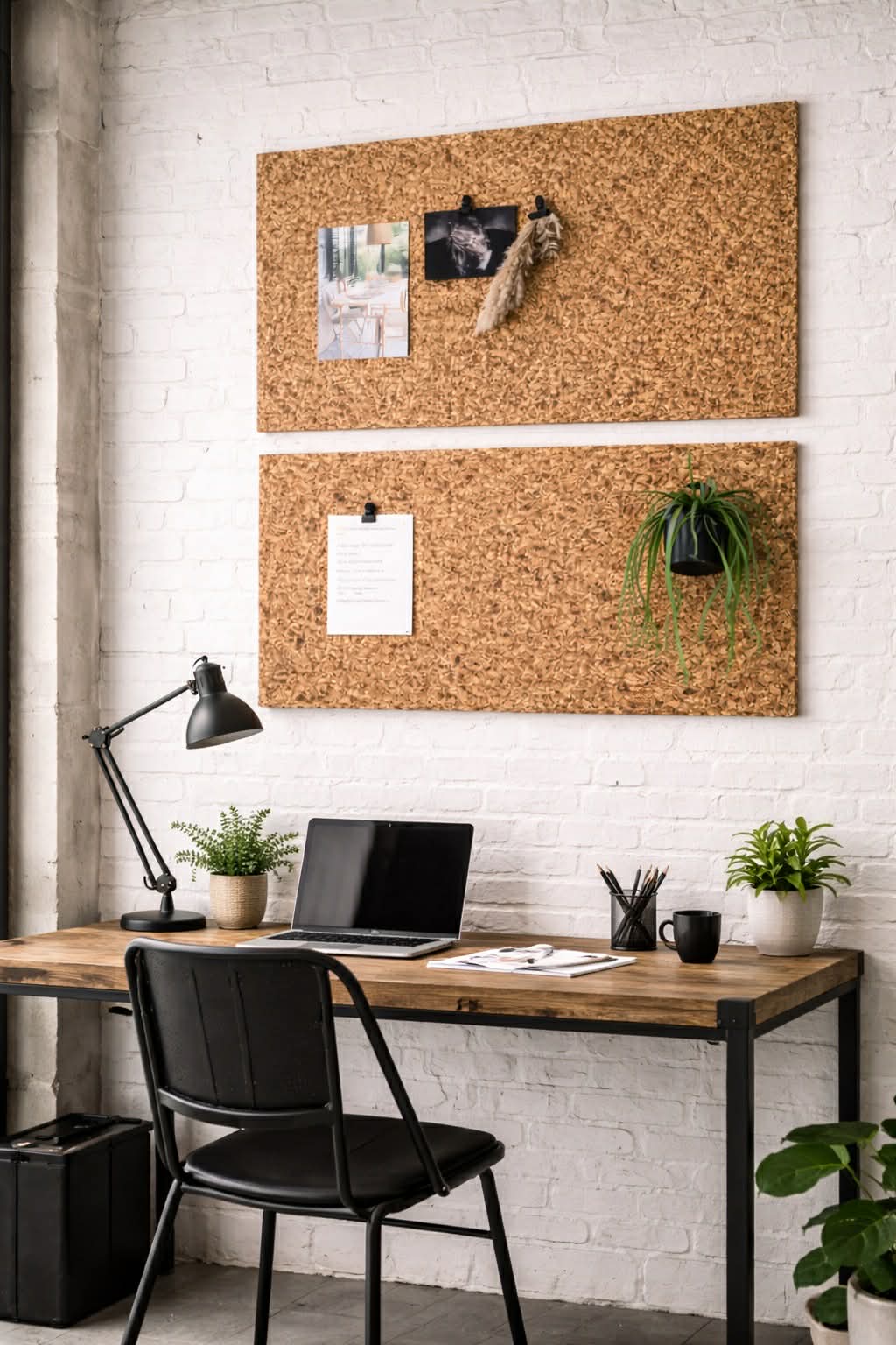 Kurkplaat 3 cm voor prikbord