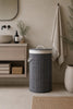 Wasmand van bamboe - Grijs