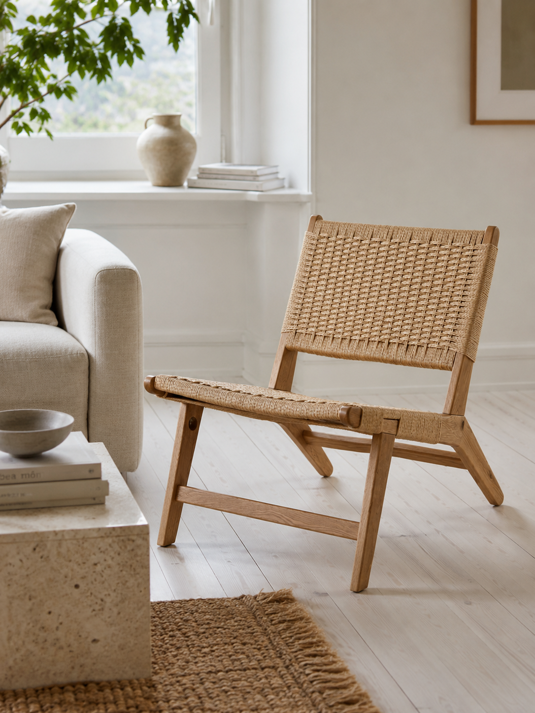 Loungestoel - Eik