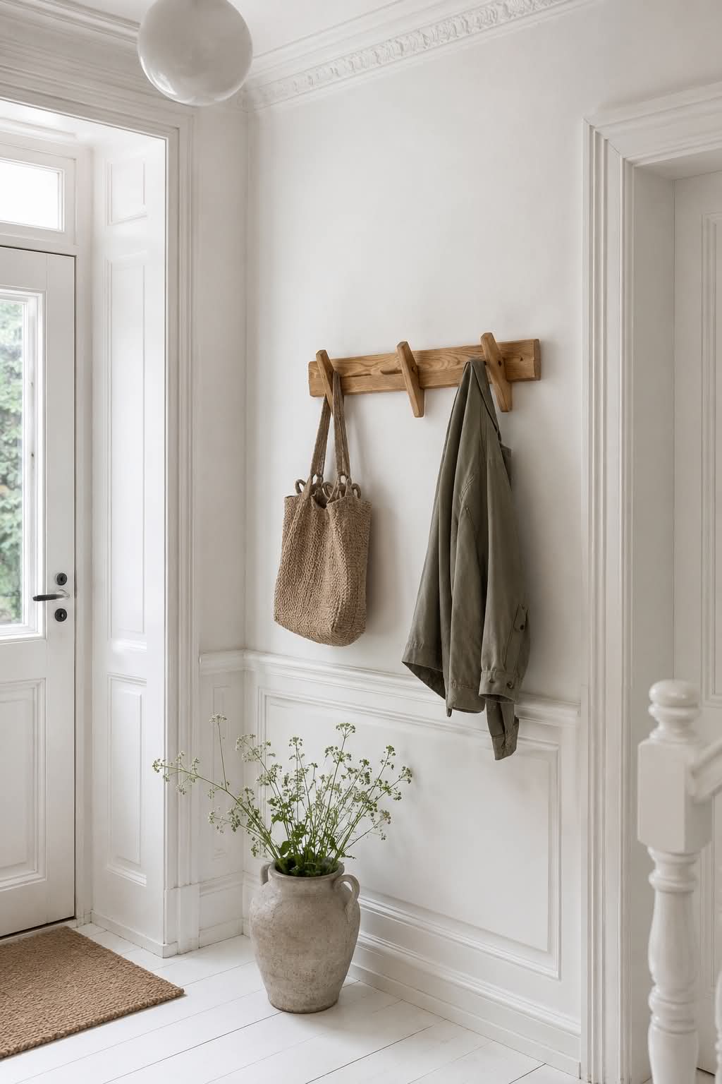 Kapstok - Eiken 5 hooks