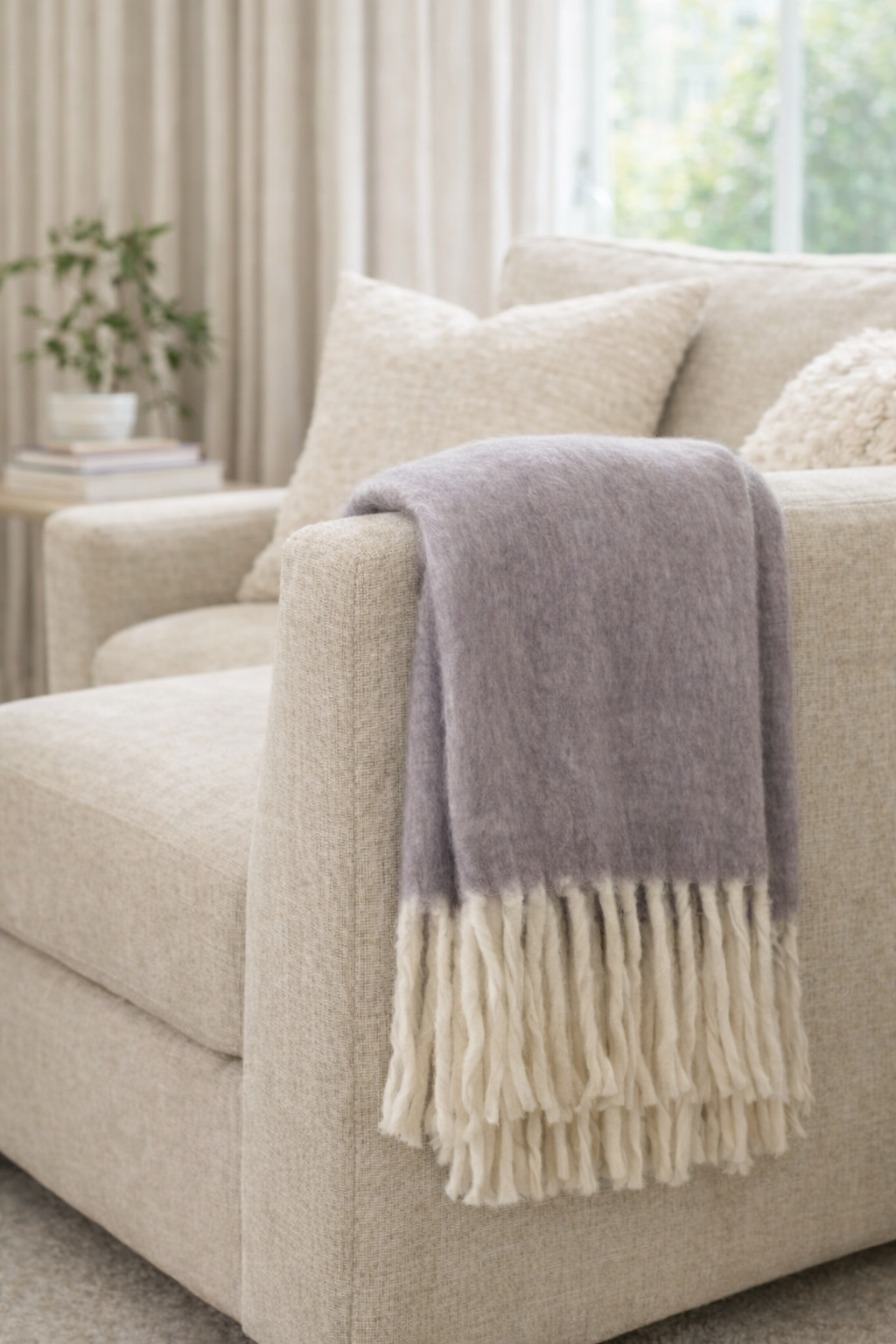Heerlijke warme plaid – Lavendel