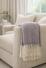 Heerlijke warme plaid – Lavendel