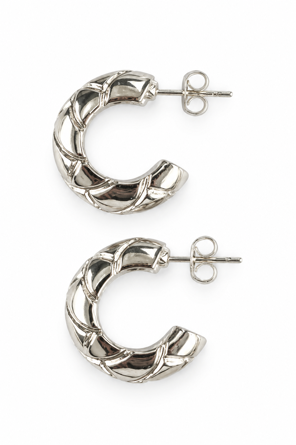 Oorbellen Florence zilvergecoat