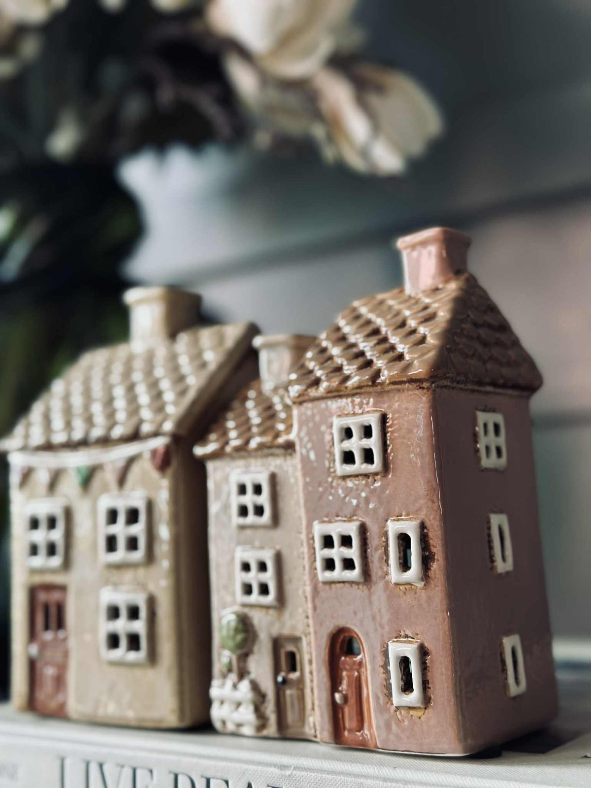 Kaarsenhuis Dubbel Keramiek
