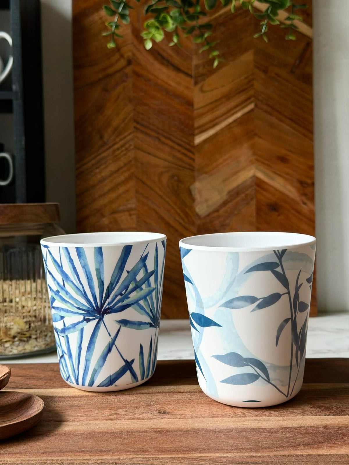 Beker Melamine - Blauw Mix color