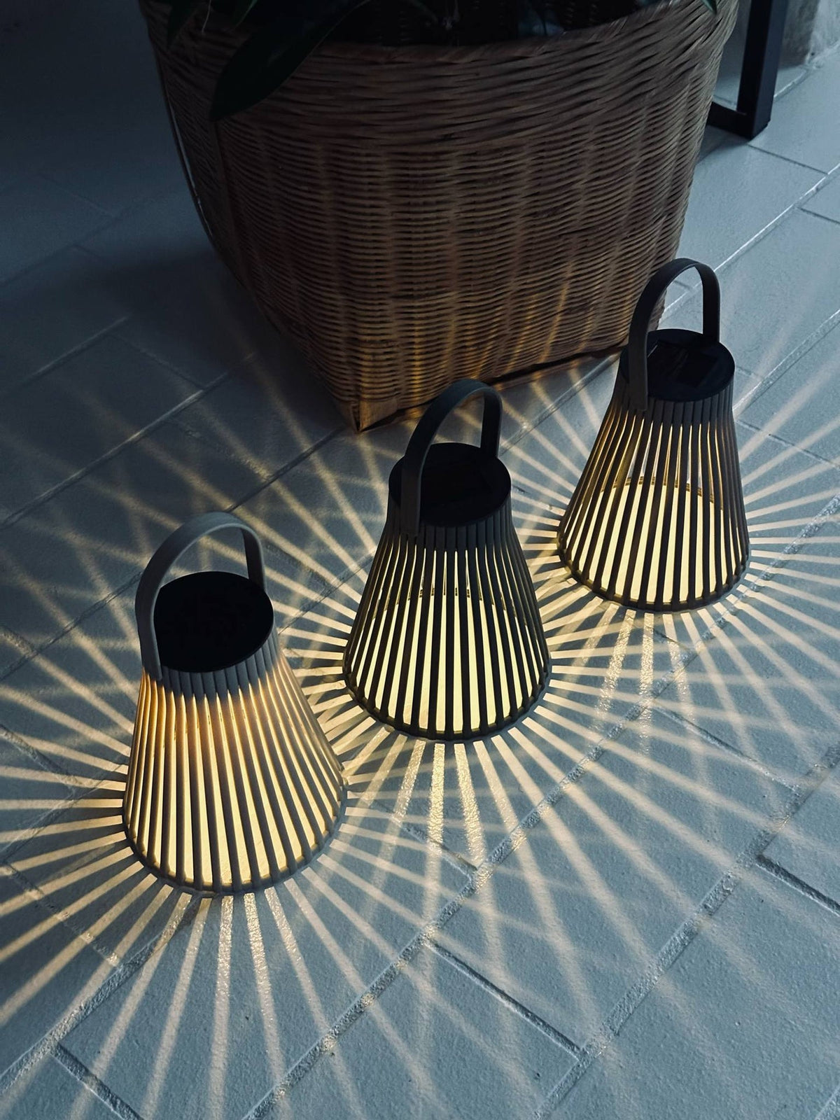 Lantaarn Emily solar 18cm - Meerdere kleuren
